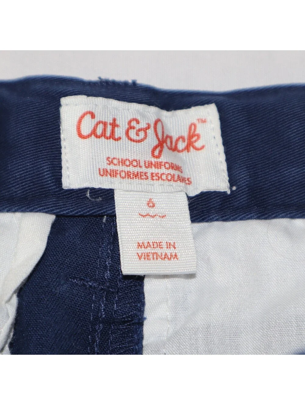 Cat & Jack Boys School Uniform Pants Size 6 Navy